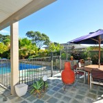 Superb outdoor living - tiled, landscaped and easy care